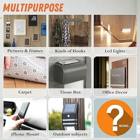 ✨✨Extra Large Double Sided Tape, Clear & Tough Nano Tape, Multipurpose Mounting Tape