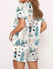 Print Pajama Set