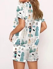 Print Pajama Set