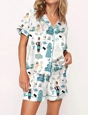 Print Pajama Set