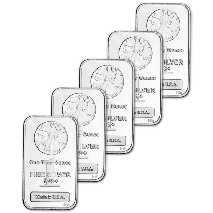 Last Day 60% OFF🔥 【 LOT OF 10 】1 Oz Walking Liberty Silver Bar