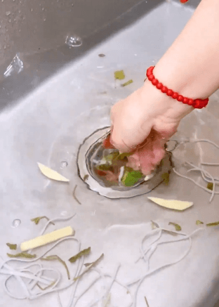 🎁JS-Swan stainless steel drain basket for kitchen sink