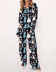 Print Pajama Set