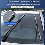Carbon Fiber Boneless Silent Windshield Wipers – Make Your Driving Experience Stylish, Quiet And Clear!