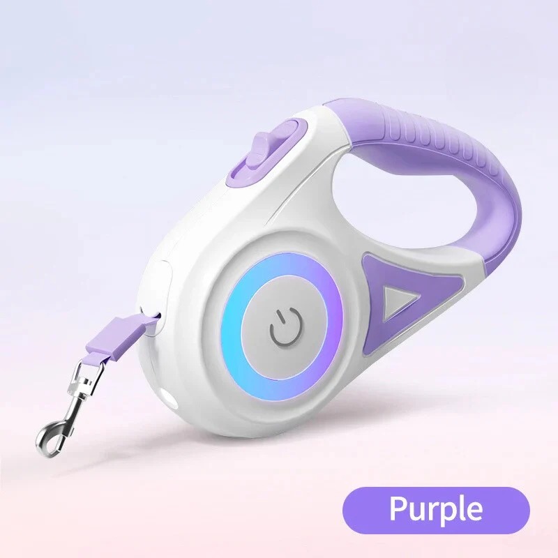 LED Retractable Dog Leash