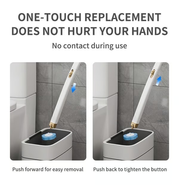 ✨Wall-Mounted Innovative Toilet Brush Set 🚽