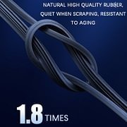 Carbon Fiber Boneless Silent Windshield Wipers – Make Your Driving Experience Stylish, Quiet And Clear!