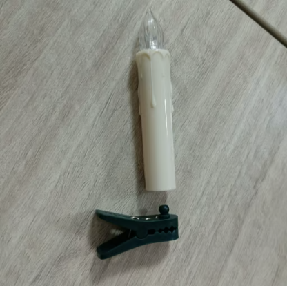 💥ON SALE💥10 Pack LED Flameless Taper Candles with Remote & Removable Clips🕯️✨