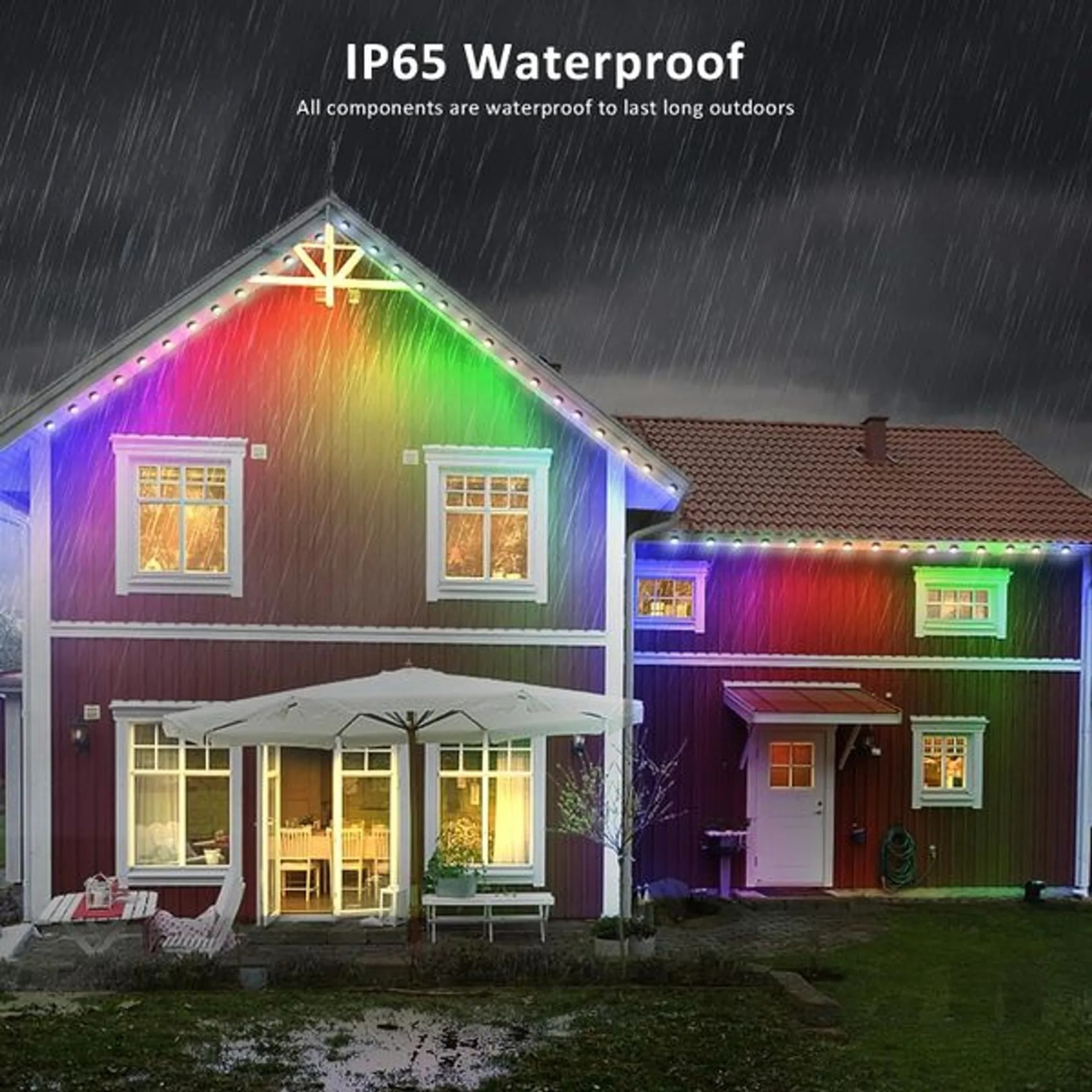 Smart Rainbow LED Permanent Outdoor Light - Smartlight ✨