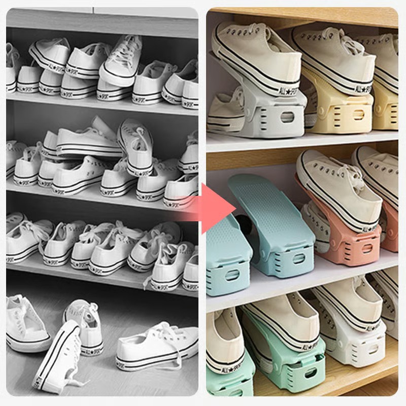 Double-layer Shoe Rack Shoe Cabinet Storage