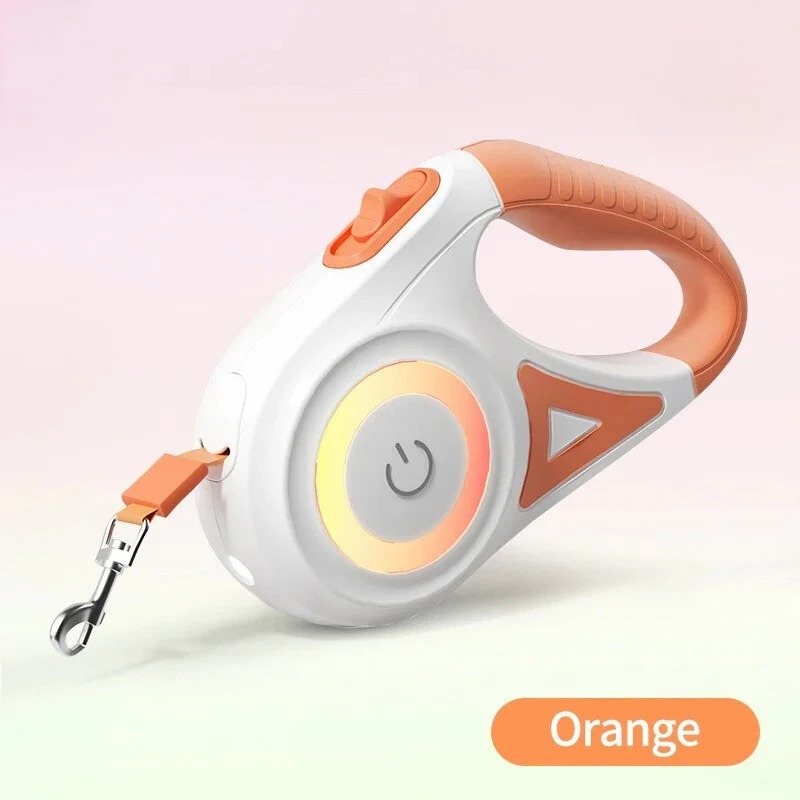 LED Retractable Dog Leash