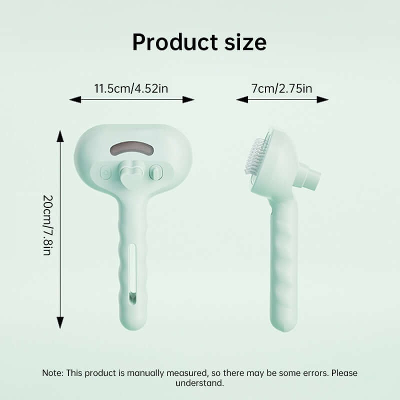 PET GROOMING COMB -COOL-MIST DESHEDDING BRUSH