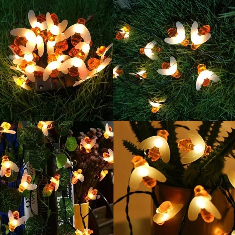 🐝Solar LED Bee String Lights