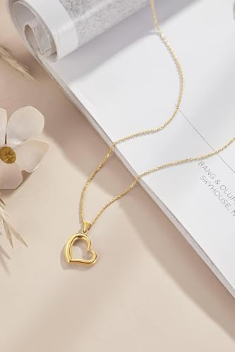 Women's Hollow Heart Necklace