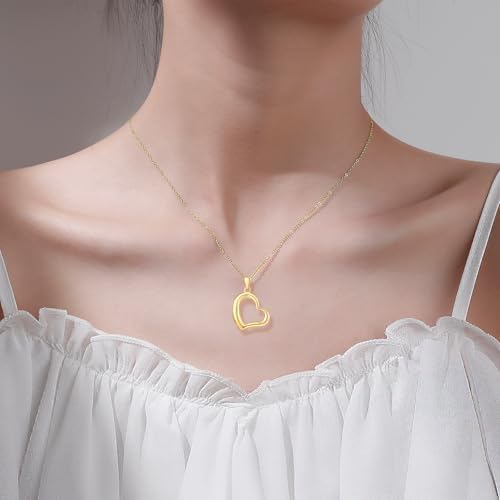 Women's Hollow Heart Necklace