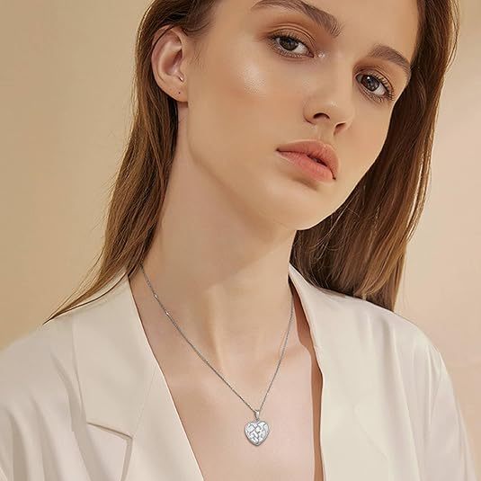 Women's Silver Heart Necklace