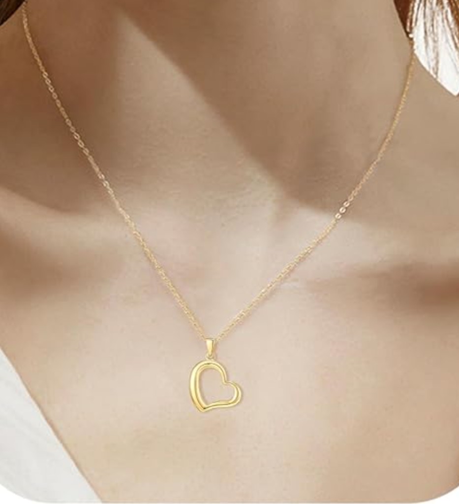 Women's Hollow Heart Necklace