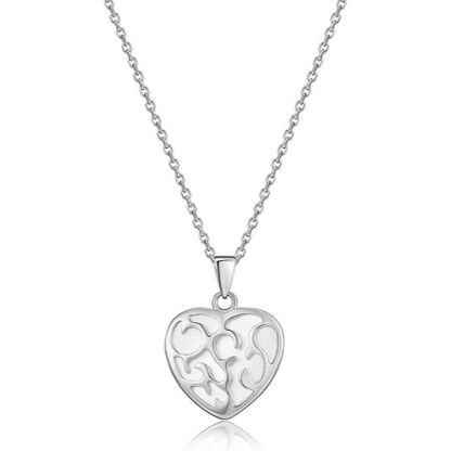 Women's Silver Heart Necklace