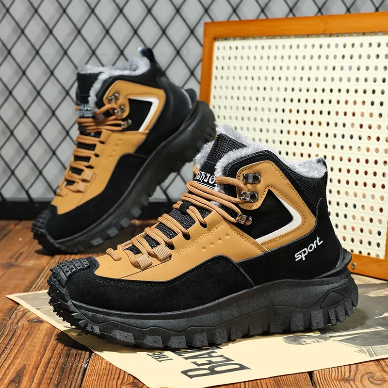 Men’s Hiking & Work Boots – Durable, Waterproof, and Insulated for Winter