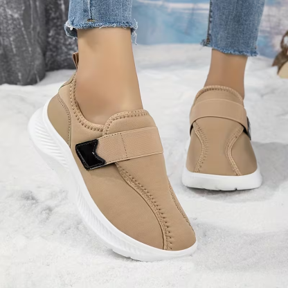 Women's winter fleece-lined warm non-slip lightweight cotton shoes