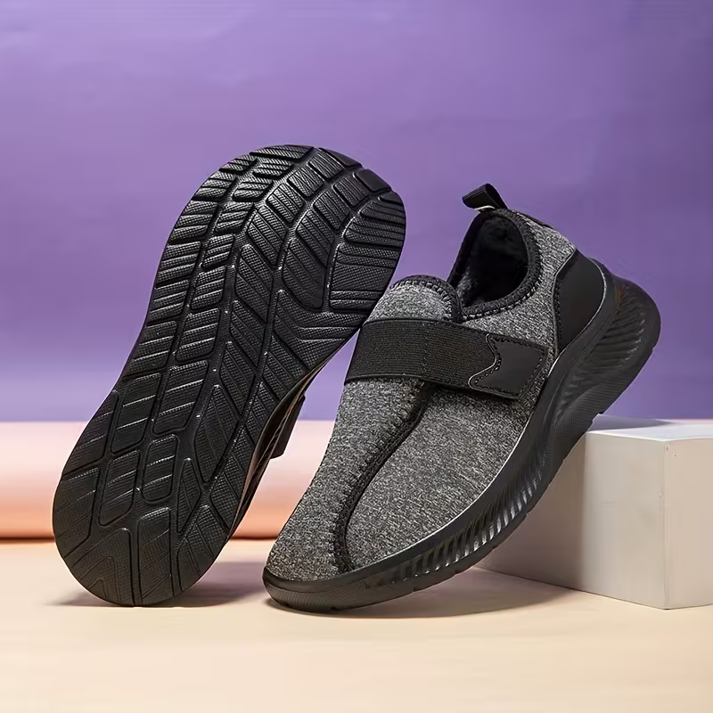 Women's winter fleece-lined warm non-slip lightweight cotton shoes