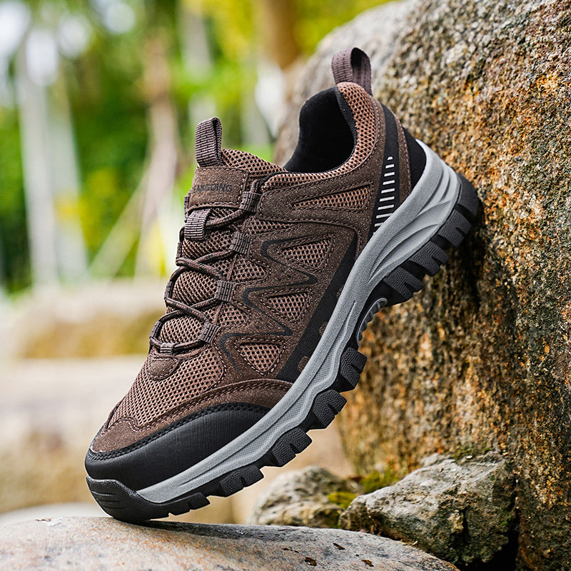Men’s Athletic Work Shoes – Arch Support, Wide Toe Box, Breathable, Lightweight, Non-Slip, Built for Hiking & Outdoor Use