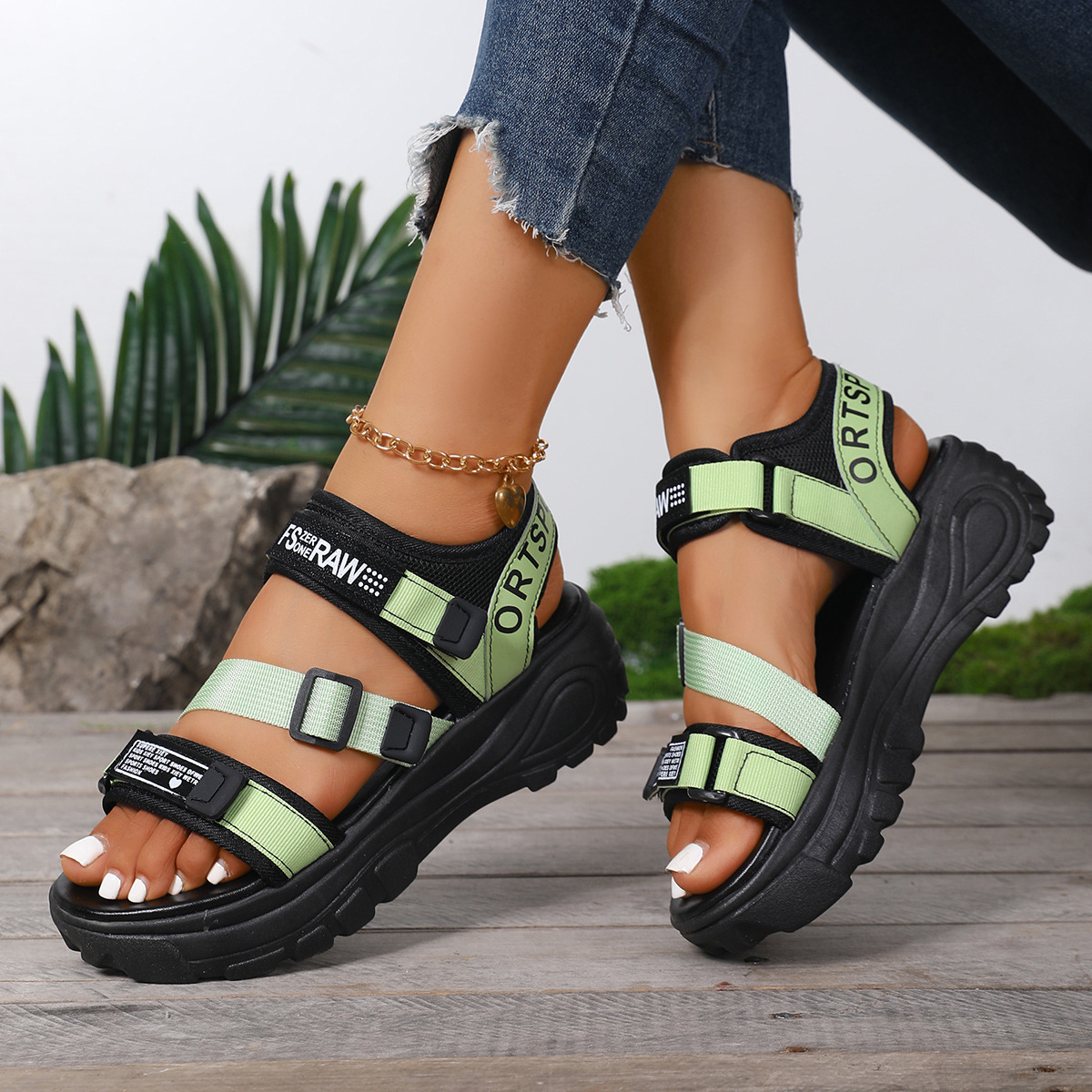 Women's Velcro Summer Sandals