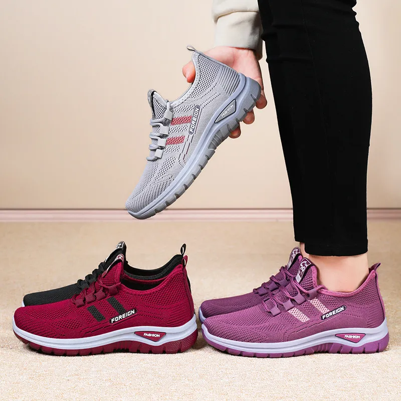 Women's Mesh Breathable Lightweight Orhtopedic Sneakers