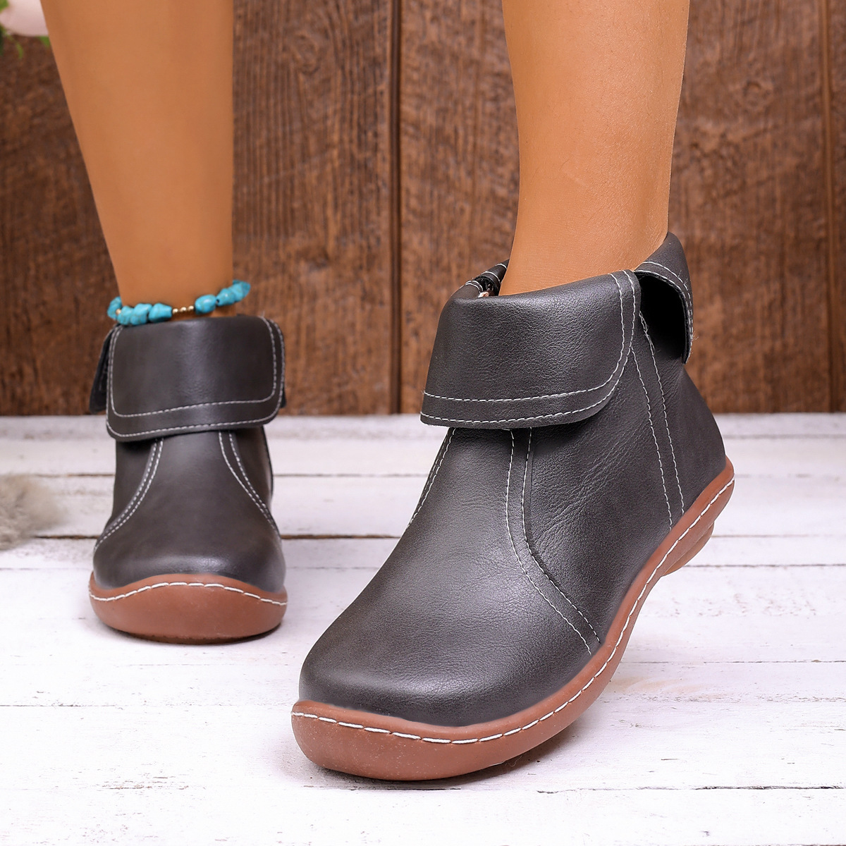 ⏰Last Day! 45% OFF🔥Women's Orthopedic Genuine Leather Walking Boots