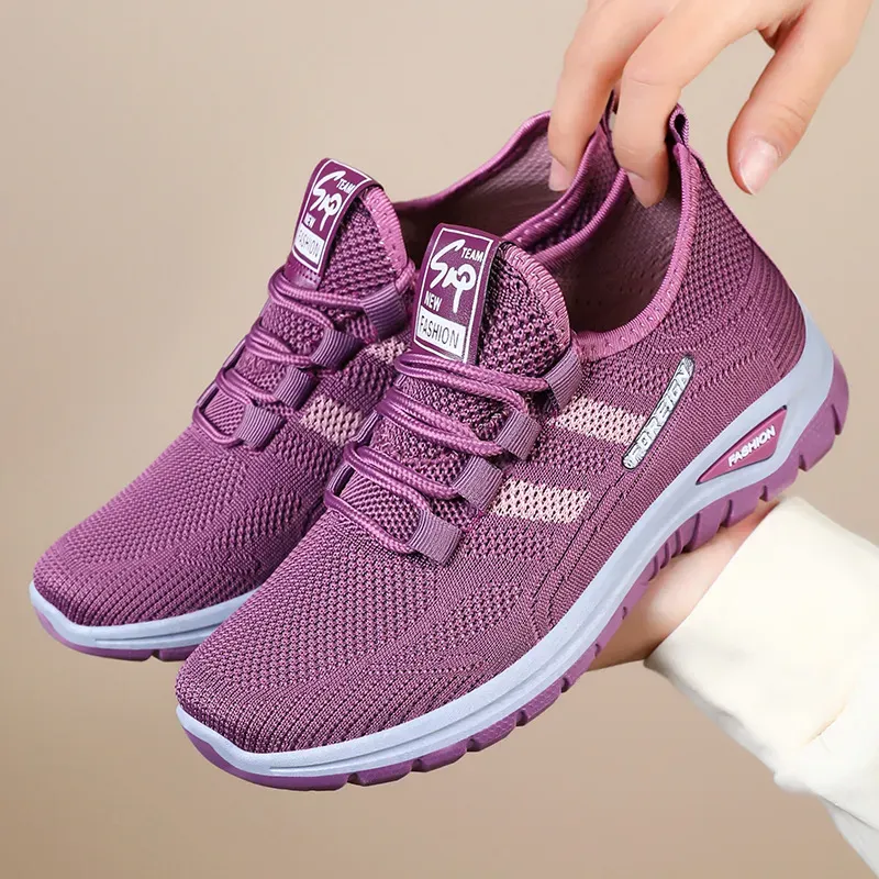 Women's Mesh Breathable Lightweight Orhtopedic Sneakers