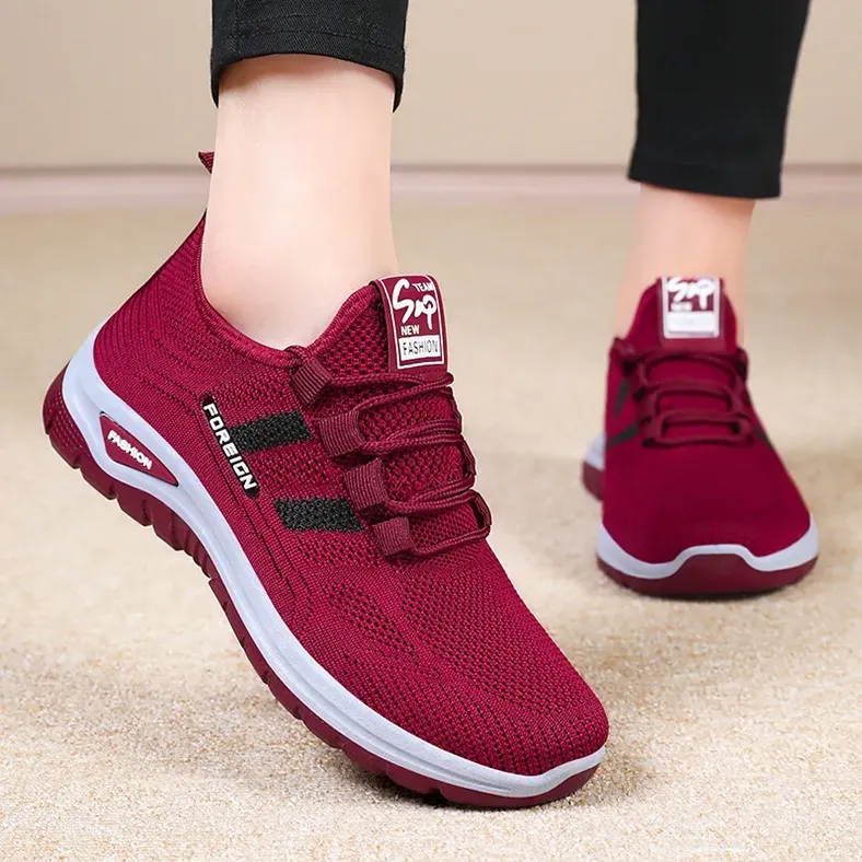 Women's Mesh Breathable Lightweight Orhtopedic Sneakers