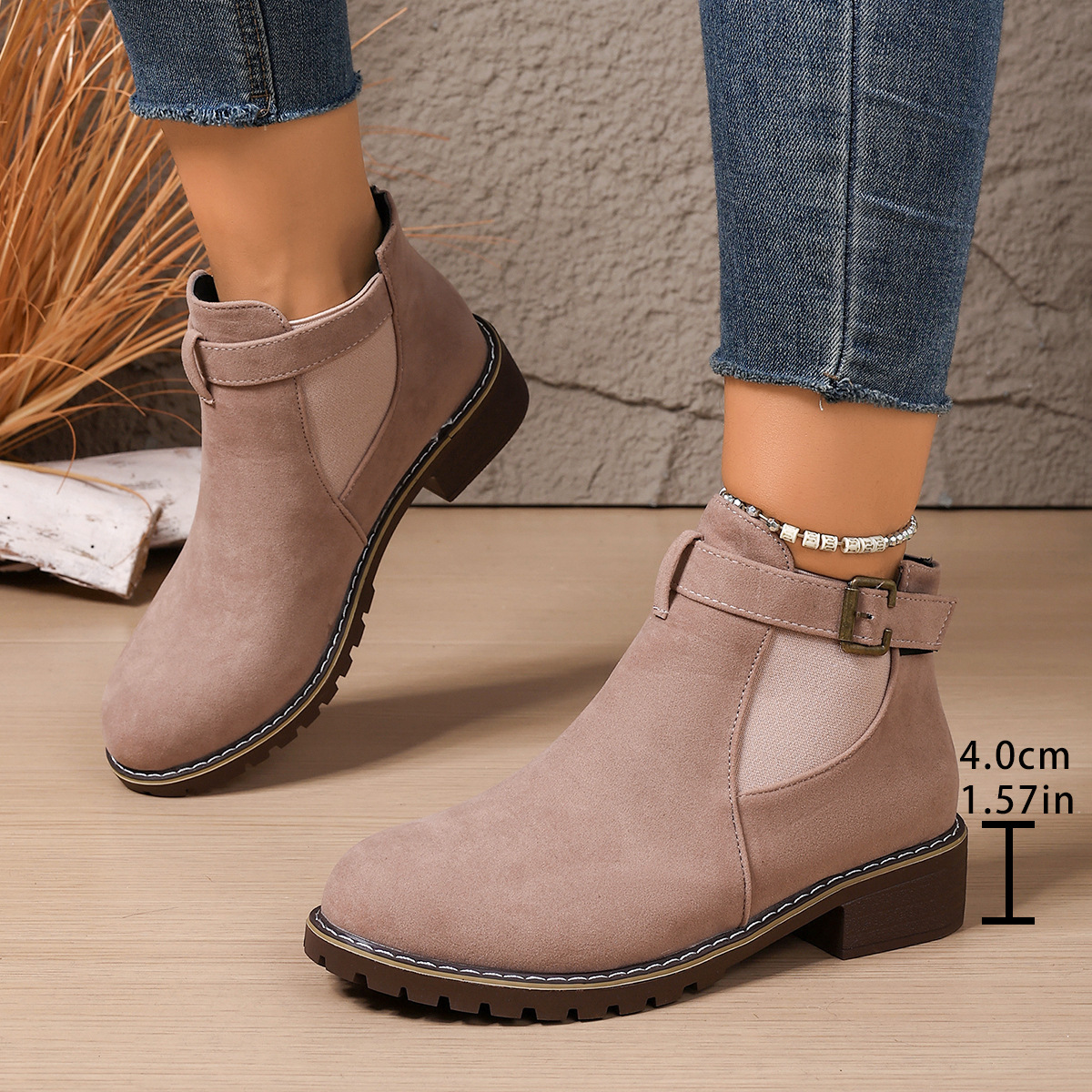 women's retro flat boots