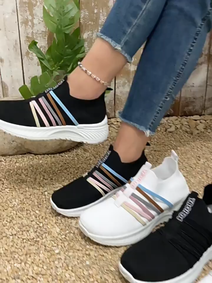 Women's lightweight, breathable, soft-soled slip-on sneakers