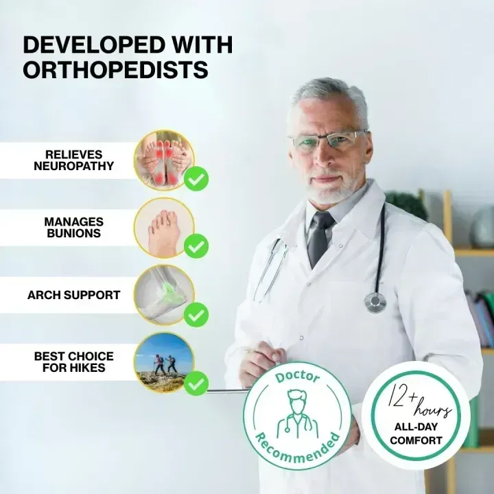 Men's Orthopedic Slip-On Walking Sneakers