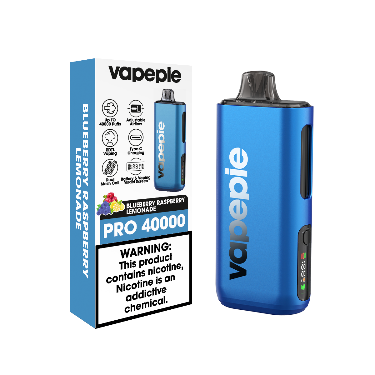 VAPEPIE Max 40000 slukk - A világ első ultravékony, második generációs e-cigarettája