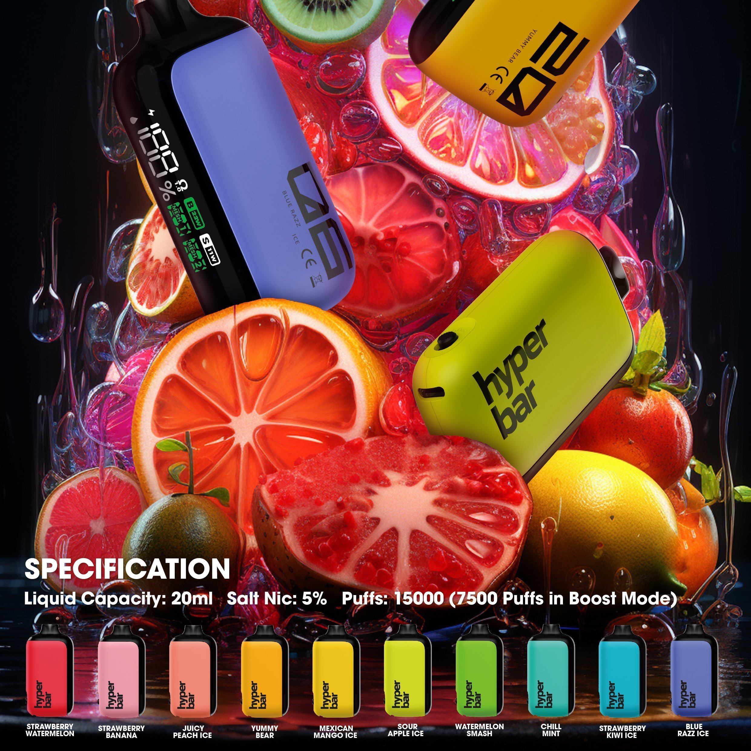 Hyperbar PX 15000 PUFFS-mysite