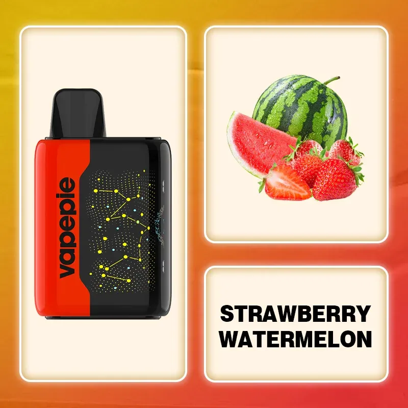 3 DB 🔥SOUR APPLE ICE PINEAPPLE - VAPEPIE 25000 PUFFS - Star Sky Curved Screen-