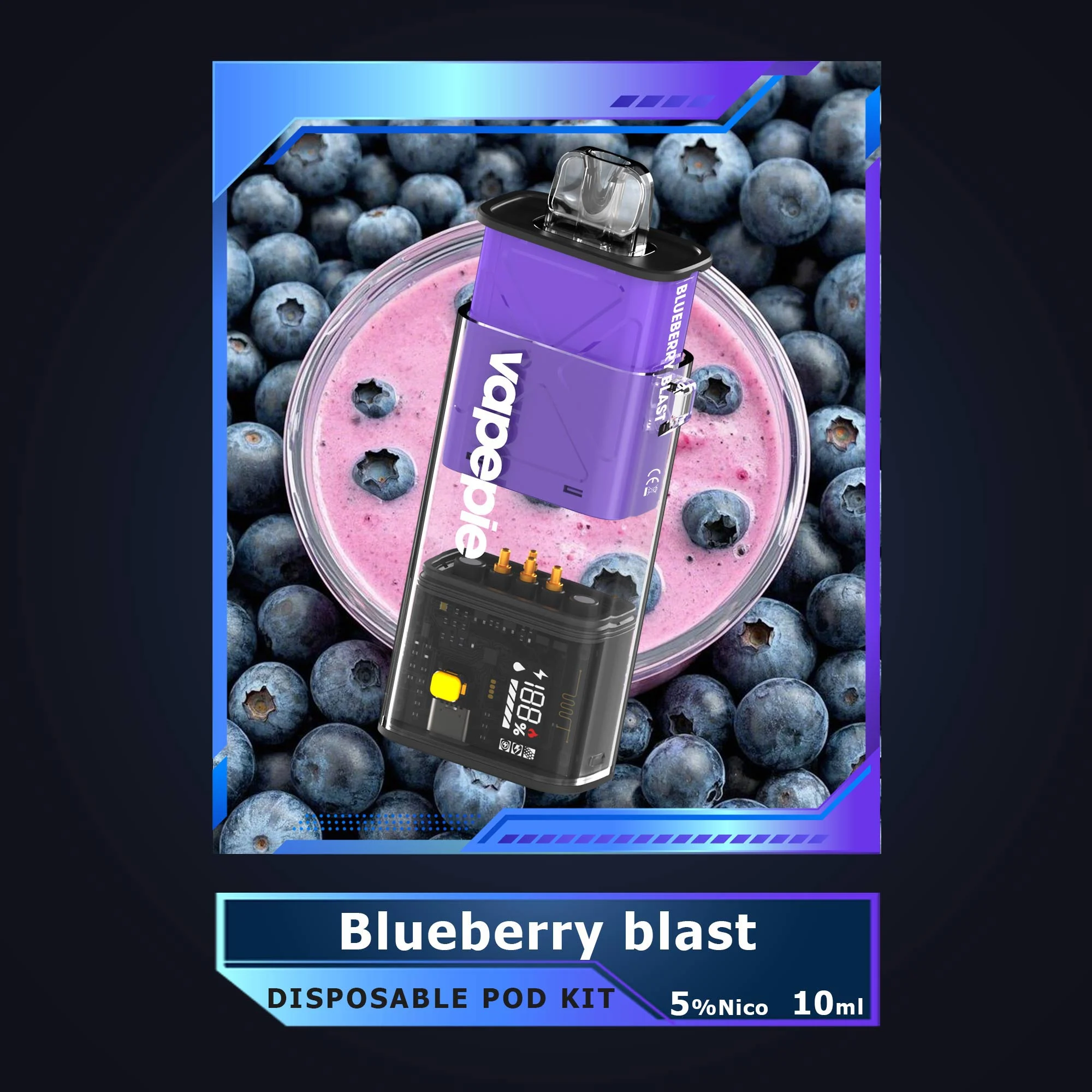 VAPEPIE Eldobható Pod Kit (PC/10000 puff) + Vape Stick-