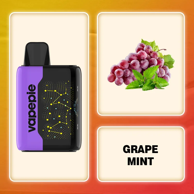 3 DB 🔥SOUR APPLE ICE PINEAPPLE - VAPEPIE 25000 PUFFS - Star Sky Curved Screen-