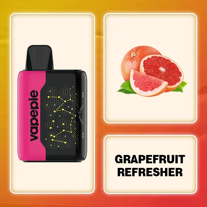 3 DB 🔥SOUR APPLE ICE PINEAPPLE - VAPEPIE 25000 PUFFS - Star Sky Curved Screen-