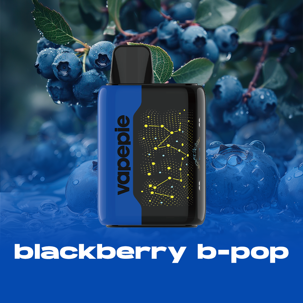 3 DB 🔥BLACKBERRY B-POP - VAPEPIE 25000 PUFFS - Star Sky Curved Screen-mysite