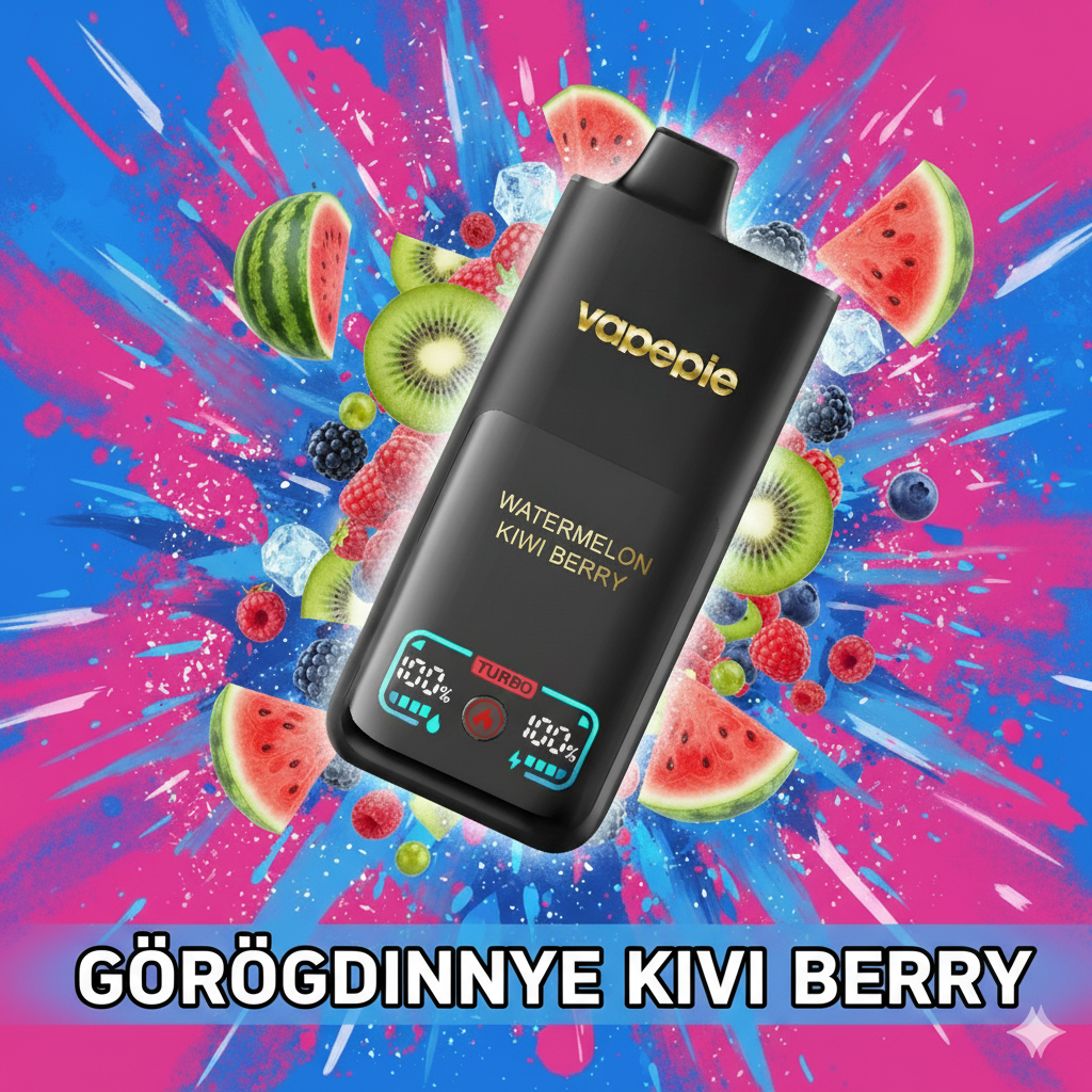 VAPEPIE 70000 Puffs - GÖRÖGDINNYE KIWI BESSZEL-