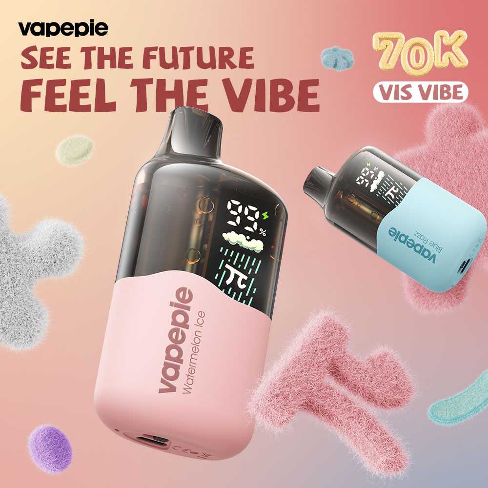 VAPEPIE VIS VIBE 70 000 slukk