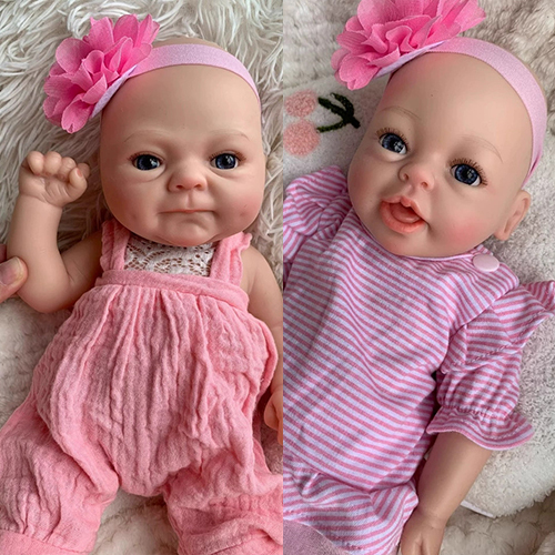 36cm/14inch realistic silicone reborn cute baby doll