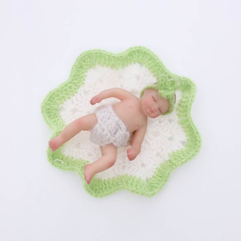 10cm/4Inch Lifelike Silicone Reborn Girl Baby Doll