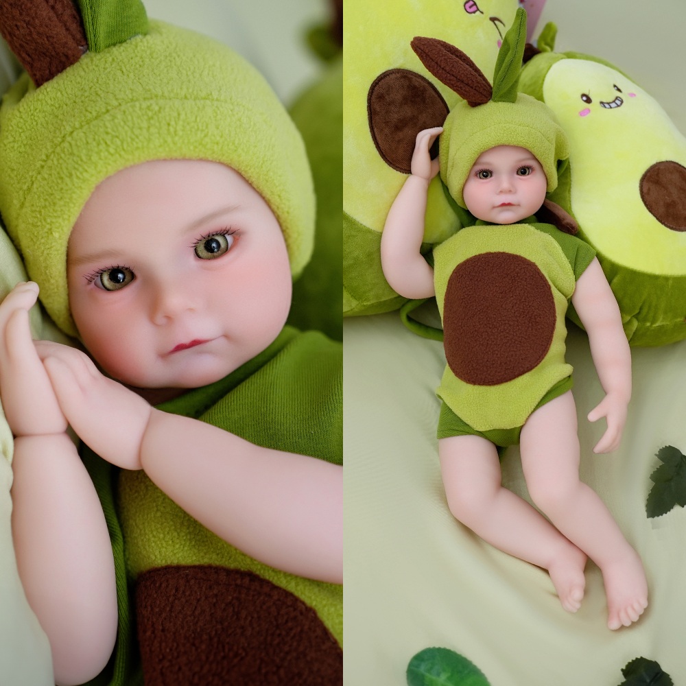 40cm/16 inches Soft Silicone Flexible Reborn Baby Boy