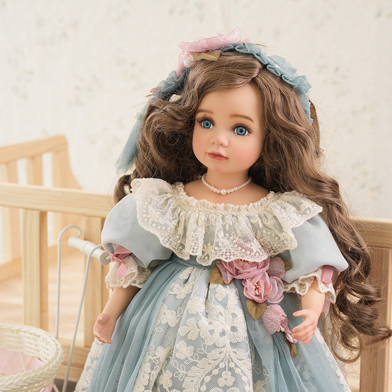 Olivier-40cm/16Inch Dolls Hand-Paint Vintage Porcelain Girl Dolls Collectible