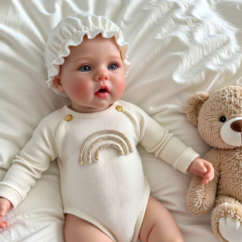 40cm/16inch Soft Silicone Elastic Sleeping Reborn Baby Boy doll