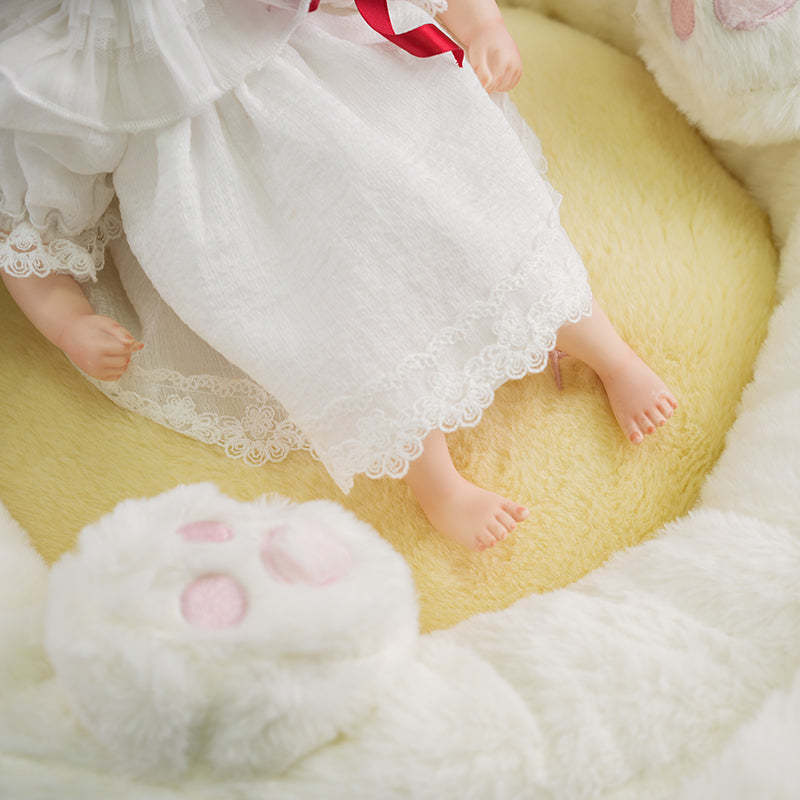 Berrykiss-36cm/14inch Adorable Realistic Porcelain Baby Doll with Santa Hat