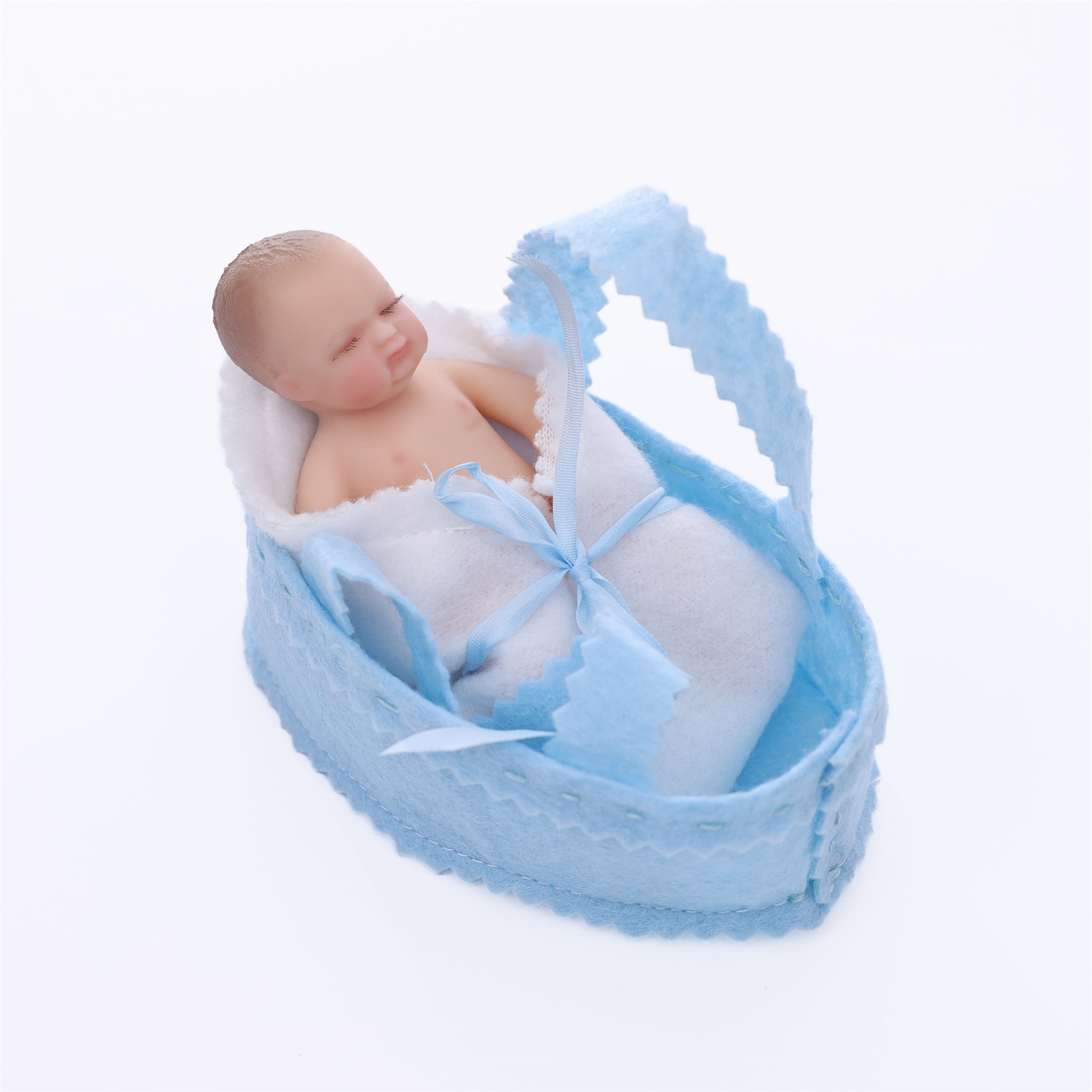 10cm/4Inch Lifelike Silicone Reborn Girl Baby Doll